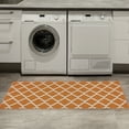 thumbnail image 6 of Ottomanson Non-Slip Hallway Runner Rug 20" x 59" Perfect for High Traffic Areas, Orange Trellis, 6 of 8