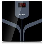 Metene Digital Body Weight Scale, Highly Accurate Bathroom Scale, Measures Weight up to 400 lbs, Includes Batteries