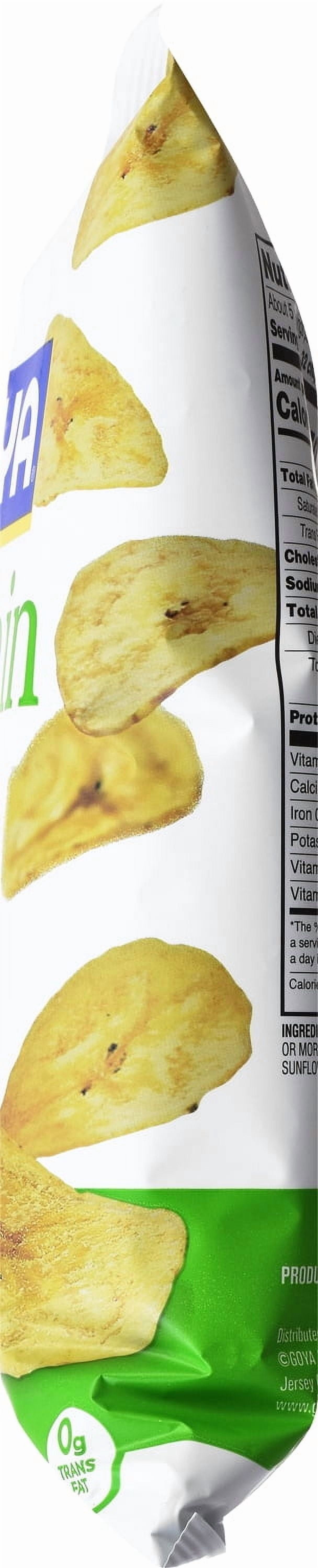 (4 pack) GOYA Plantain Chips, 5 oz Bag