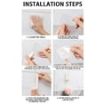 thumbnail image 6 of PEIBang Paper Towel Holder,Wall Mount Self-Adhesive Towel Rack,Paper Roll Holder for Kitchen or Bathroom Organization and Storage, 6 of 9