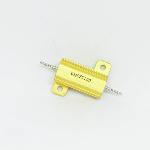 CMC25100 RES WIREWOUND 100 OHM 1% 25W ±20ppm/°C ALUMINUM HOUSED AXL FLANGE MOUNG