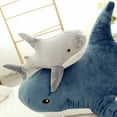 thumbnail image 3 of SHAR Giant Shark Stuffed Plush Pillow Stuffed Blue Shark P, 3 of 4
