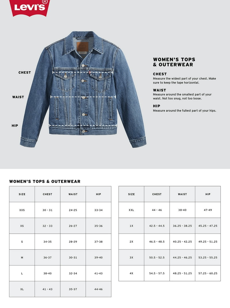 Levi's Pleated Sleeve Trucker Jacket - Walmart.com