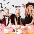 thumbnail image 4 of Halloween Blanket for Women, Fall Throw Blanket for Boyfriend Girlfriend, Couple Halloween Throw Blanket 50x60, Cute Halloween Decorations,Spooky Blanket Autumn Gift for Women Men Her, Pink, 4 of 6