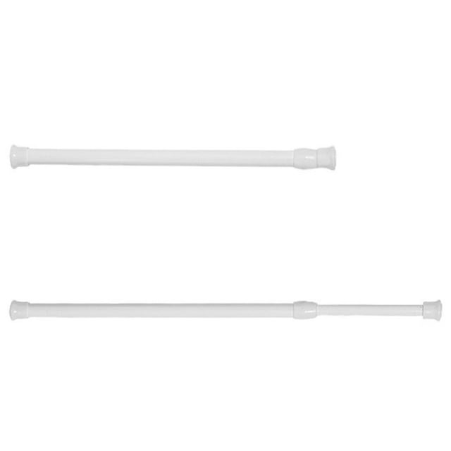 Spring Loaded Curtain Rods Strong Load-bearing No Drilling Tension Rods for Window Shower Closet