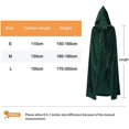 thumbnail image 5 of Capa con capucha Capa unisex para adultos con capucha Capa de Navidad de Halloween Capa de bruja vampiro Disfraz de cosplay, 5 of 5