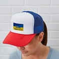 thumbnail image 5 of CafePress - Pray For Ukraine Sweatshirt, Stand Wit - Adjustable Unisex Printed Trucker Hat with Mesh Back, 5 of 10