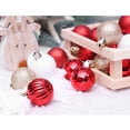 thumbnail image 6 of 24pcs Christmas Embellishment Painted Christmas Ball Set Christmas Tree Ball Bauble Hanging Party Wedding Embellishment, 6 of 9
