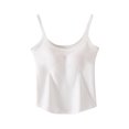 thumbnail image 1 of Tops de Manga Corta Sexy para Mujeres de Color Sólido con Almohadilla de Pecho sin Anillos de Acero, Top de Pijama Y Ropa Interior, 1 of 8