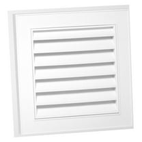 626043-00 12-Inch Square Gable Vent, White