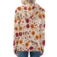 thumbnail image 2 of DISNIMO Sunflower Printed Women Hoodies Zip Up Hooded Jackets Long Sleeve Sport Sweatshirt Casual Hooded Tops for Fall Winter, XS, 2 of 6