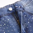 thumbnail image 6 of GiLiling Teen Girls Y2k Baggy Jeans Wide Leg High Waist Elastic Waist Vintage Aesthetic Cargo Denim Pants (Blue-D, 9-10 Years), 6 of 8