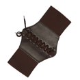 thumbnail image 5 of Cinturón Waspie atado para mujer, corsé ajustable elegante a la moda de PU, cinturón elástico para trabajo de oficina, café, 5 of 5