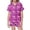 Purple, variant on Weebloom Summer Pajamas For Girls Cute Bow Set Soft Pajamas Short Sleeve Button Down Tops Shorts Pajama Set Breathable For Kids Tween Sleepwear Nightwear Pjs Loungewear Purple 12-13 Years