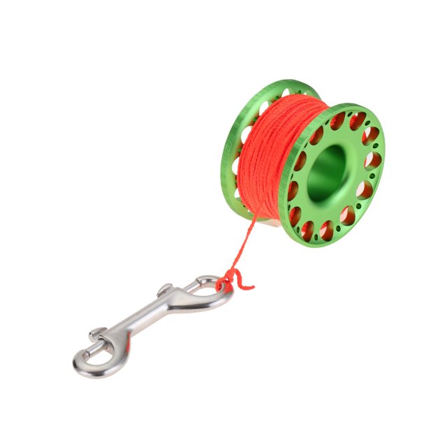 Langgg Dive Reel Line Wreck Scuba Diving Tech Spool Reel Diving Spool Red Reel Green Reel