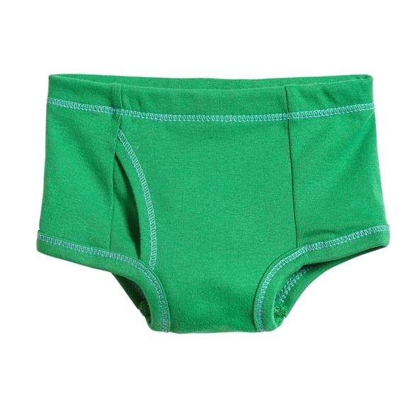 Made in USA Boys Soft-Cotton Briefs Underwear | Elf Green