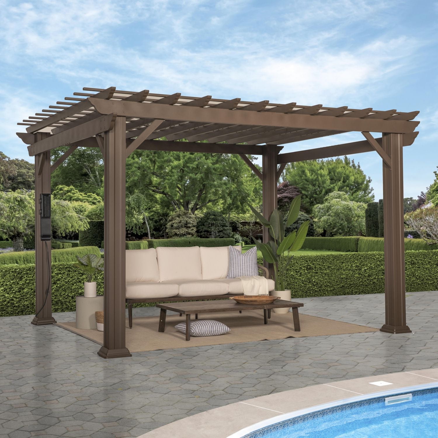 Pergola en cèdre Ashford 12' x 10' Backyard Discovery