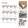 thumbnail image 3 of 4/8/12PCS Luggage Corner Retro Iron Corner Protect Wooden Box Corner Protect, 3 of 5