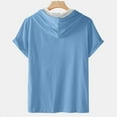 thumbnail image 4 of Birdeem Blouse à Capuche pour Hommes Col Rond Impression Numérique Chandail Entraînement Physique Sports Manches Courtes T-Shirt Blouse, 4 of 9
