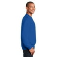 thumbnail image 4 of Gildan Heavy Blend Men's Crewneck Sweatshirt, Classic Fit Comfort, Soft Fleece Pullover, Royal, L, 4 of 5