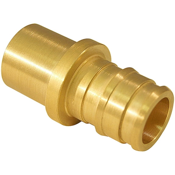 Apollo EPXMS1212 Pipe Adapter, 1/2 in, PEX-A Barb x Sweat, 200 psi Pressure, 50/CT
