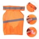 thumbnail image 5 of EeaseMX Chaleco reflectante de seguridad para perros, ropa de verano transpirable de alta visibilidad para caminar, correr, senderismo (naranja fluorescente-S), 5 of 8
