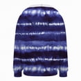 thumbnail image 6 of Towmus Fall Clothes for Women Womens Zip Up Hooded Sweatshirts, Striped Long Sleeve Gradient Drawstring Hoodies With Pocket XS-6XL, 6 of 6
