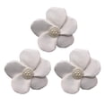 thumbnail image 2 of Parches con flores Gloria Apliques de parche con cuentas 3 uds blanco, 2 of 9