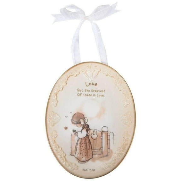 Home Decor Gift Love Plaque with Ribbon Hanger
