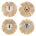 thumbnail image 1 of Lion Hanging Decorations Cotton Thread Weaving Animal Head Wall Ornament P31B heqiyong LED, 1 of 2