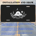 thumbnail image 3 of 1 Pcs 2D Flat License Plate Covers & Frames, Mountain Compass For Decorative Front, Waterproof For Decoration Aluminum License Plate Covers & Frames Cover For Men Women, 12" X 6", 3 of 7