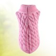thumbnail image 4 of EeaseMX Suéter fino, disfraz de moda para mascotas, ropa de punto, suministros para cachorros de perro (rosa, talla M), 4 of 7