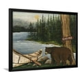 thumbnail image 1 of Northwoods Bear Crop, Animals Framed Art Print Wall Art by David Cater Brown Sold by Art.Com, 1 of 5
