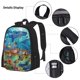 thumbnail image 3 of Fotbe Sea World Set Escolar 3 en 1 para Niños - Mochila Duradera con Lonchera Aislante y Estuche para Lápices - Mochila Escolar para Niños y Niñas, 3 of 7