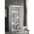 thumbnail image 4 of Pemberly Row Contemporary Engineered Wood Storage Cabinet in White, 4 of 6