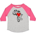 thumbnail image 3 of Inktastic Black History Month Ink Print African Heart Boys or Girls Toddler T-Shirt, 3 of 5