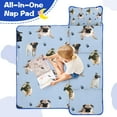 thumbnail image 4 of Pug and Footprints Toddler Nap Mats for Kids Preschool,Sleeping Mat Bag or Kids,Toddler Sleeping Bag,Toddler Nap Mat or Daycare, 4 of 6