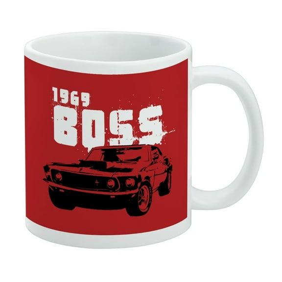 Ford Mustang 1969 Boss White Mug