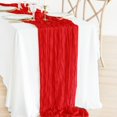 thumbnail image 2 of Tapete de mesa Seveups, 12 unidades, poliéster rojo, 55 x 300 cm, 2 of 8