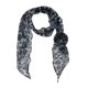 thumbnail image 1 of Bufanda de patrón de leopardo 1 Pc Rosa Bufanda para el cuello Gris Blanco, 1 of 5
