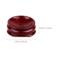 thumbnail image 2 of UPOUART 15 Pcs Support de Boule de Regard Rouge Foncé en Bois pour Déco Maison, 2 of 6