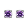 thumbnail image 1 of CREATITOY 1 Set 1-Carat Simulated Diamond Earring - Micro-Inlaid Design, Luxury Jewelry Gift for Women, 1 of 4
