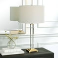 thumbnail image 2 of Uttermost Crystal Column Table Lamp in Antique Brass, 2 of 6