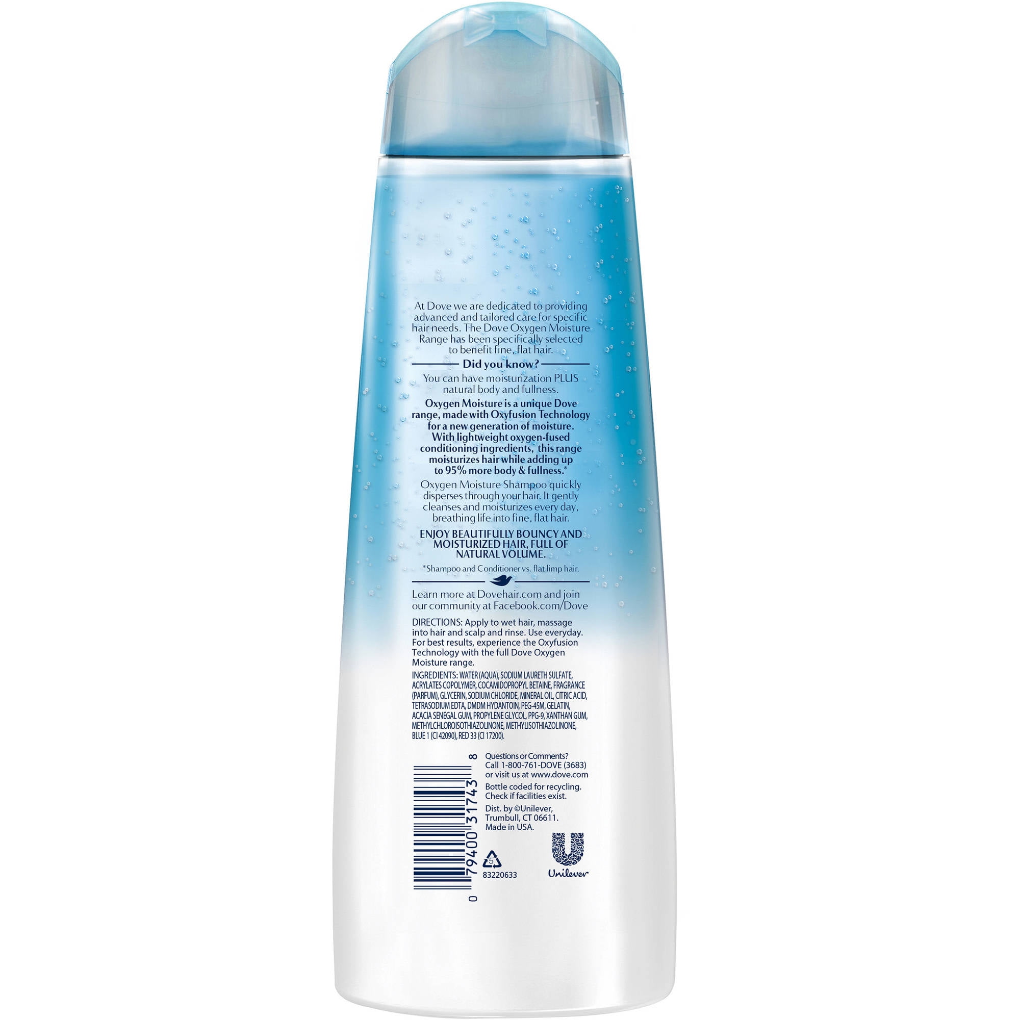 Dove Nutritive Solutions Moisture Shampoo, 12 oz 4 -
