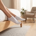 thumbnail image 6 of BlinkLLX 6 Pairs Cotton Toe Socks Low Cut No Show Athletic Socks for Men Women, 6 of 6