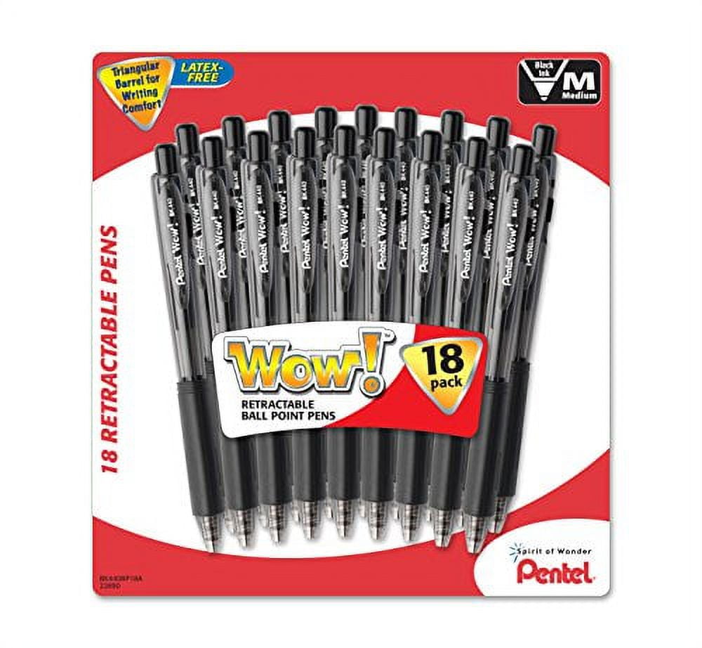 Pentel BK440 Lot de 12 stylos bille rétractables…