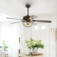 thumbnail image 6 of JONATHAN Y Joanna 52" 3-Light Bronze Crystal LED Ceiling Fan With Remote, Oil Rubbed Bronze, 6 of 9