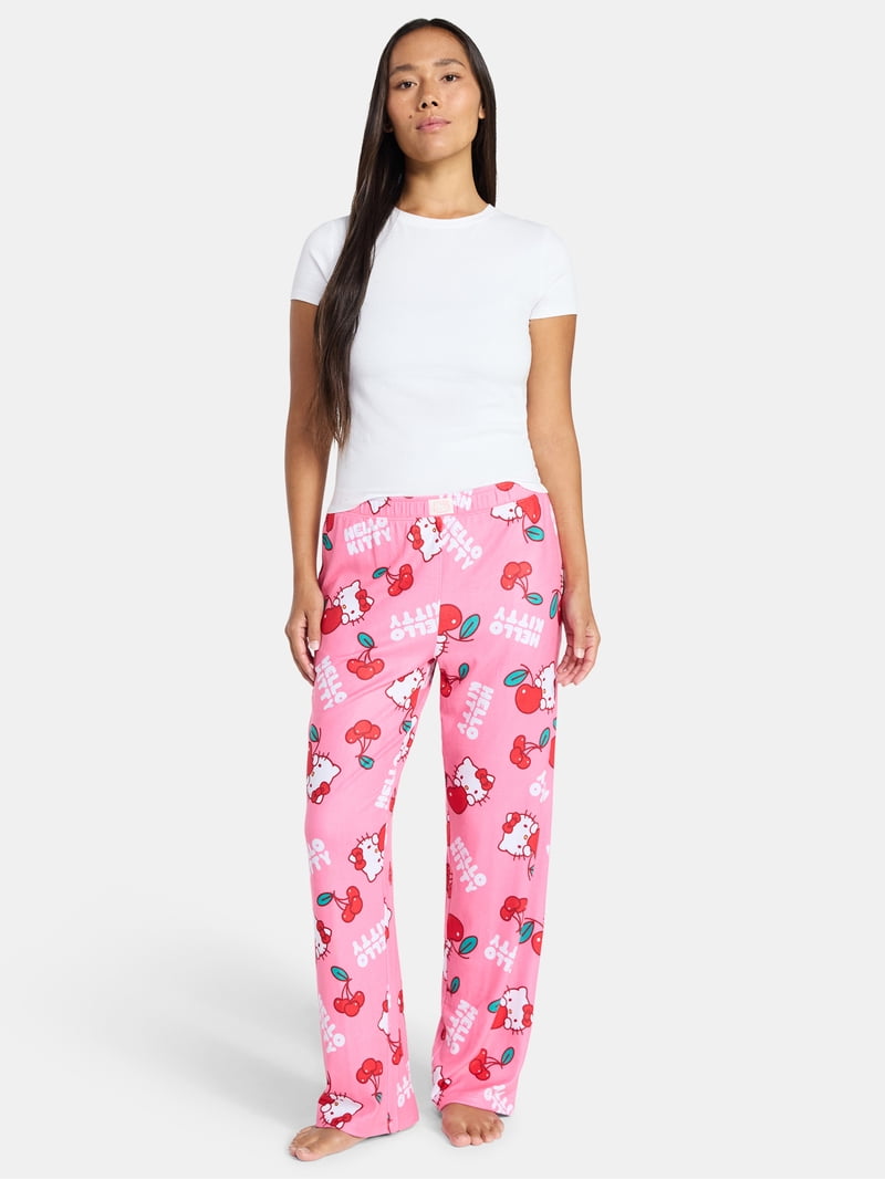 Hello Kitty Women's and Women's Plus Sleep Pants with Pockets, 32