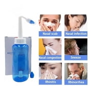 iKeener Nose Wash Bottle Nasal Cleanse 10oz 300ml Nose Cleaner Clean Irrigator Allergies Relief