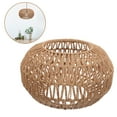 thumbnail image 7 of Vintage Woven Lamp Shade Round Light Brown 1Set for Ceiling Lamp, 7 of 7